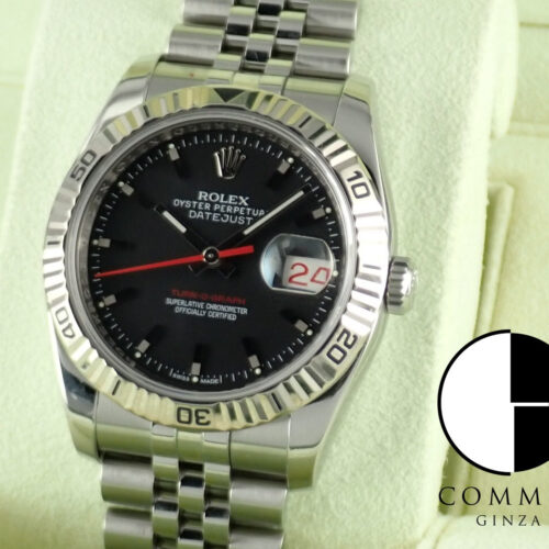 ロレックス デイトジャスト Ref.116264 ブラック文字盤 中古 turn-o-graph-18 ジュビリーブレスレット 商品画像1