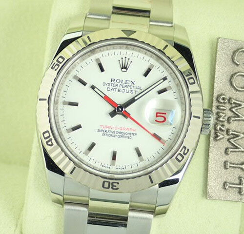 ロレックス デイトジャスト Ref.116264 ホワイト文字盤 中古 turn-o-graph-4 商品画像1