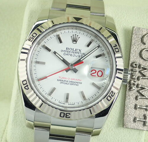 ロレックス デイトジャスト Ref.116264 ホワイト文字盤 中古 turn-o-graph-5 商品画像1