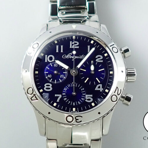 ブレゲ タイプⅩⅩ アエロナバル Ref.3807ST/J2/SW9 ブルー文字盤 中古 PL155795 商品画像1