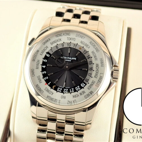 パテックフィリップ ワールドタイム Ref.5130/1G-011 シルバー／グレー文字盤 美品 worldtime-31 商品画像1