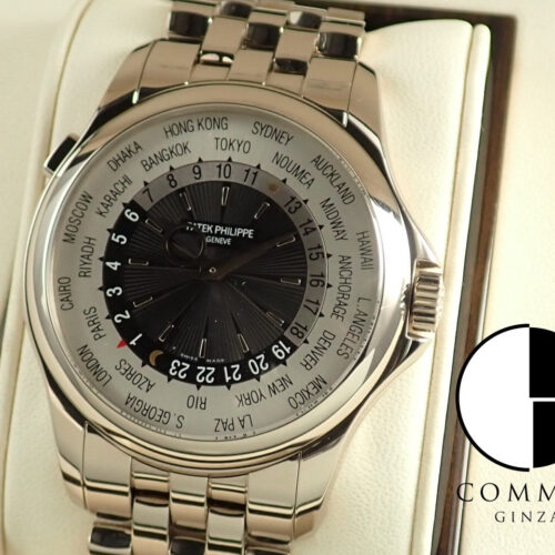 パテックフィリップ コンプリケーション ワールドタイム Ref.5130/1G-011 ホワイトゴールド シルバー/グレー文字盤 商品画像1