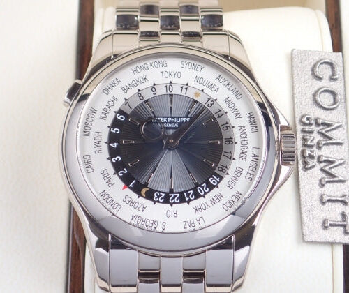 パテックフィリップ ワールドタイム Ref.5130/1G シルバー／グレー文字盤 中古 worldtime-7 商品画像1
