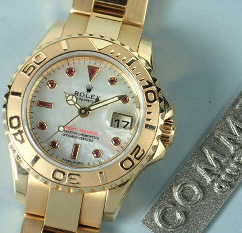 ロレックス ヨットマスター Ref.169628NGR ホワイトシェル/11Pルビー文字盤 中古 yacht-master-28 商品画像1