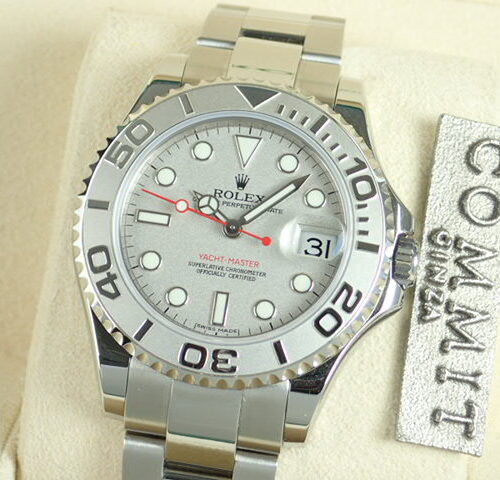 ロレックス ヨットマスター Ref.168622 シルバー文字盤 未使用 yacht-master-19 商品画像1