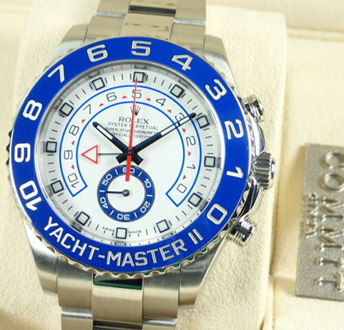 ロレックス ヨットマスターII Ref.116680 ホワイト文字盤 中古 yacht-master-55 商品画像1