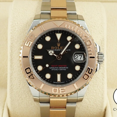ロレックス ヨットマスター37 Ref.268621 ステンレススチール/エバーローズゴールド ブラック文字盤 商品画像1